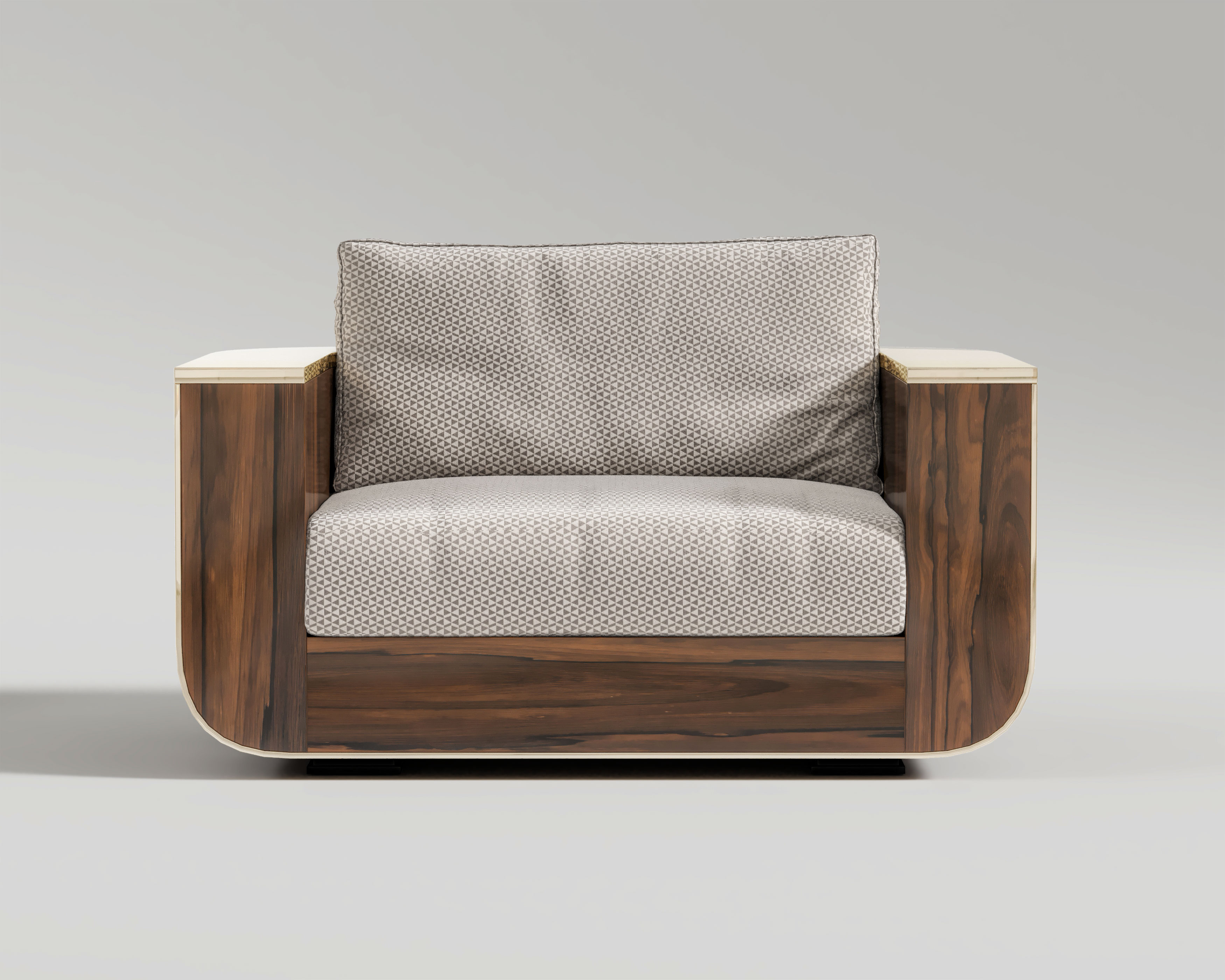 Forte_Lounge_Chair_Walnut_Polished_Bronze