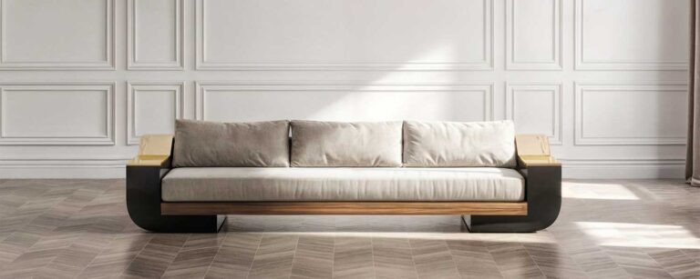 Meilleur Nom Sofa in a white living room
