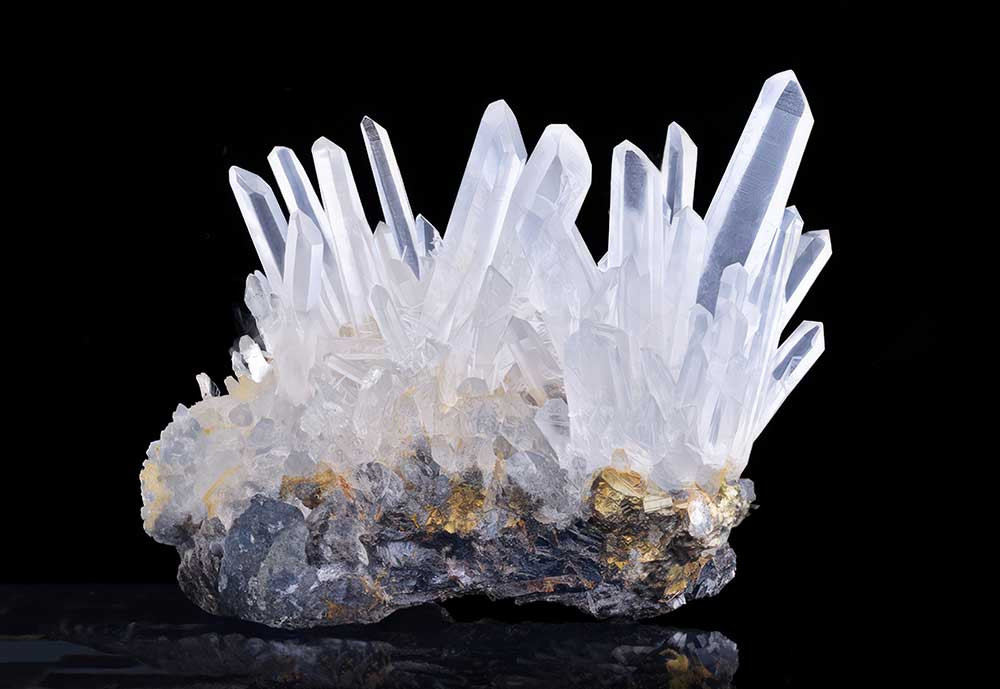 image of the cluster of crystals